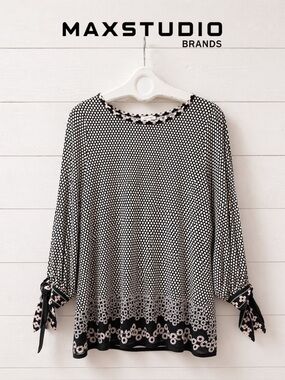 MAX STUDIO geometric tunic size L